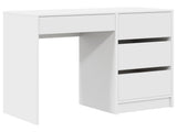 Desk with Drawer White 90 x 37.5 x 75 cm Engineered Wood 869490