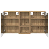 Bathroom Cabinet Set 3 pcs 116 x 16 x 62.5 cm Engineered wood 3403815
