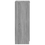 Shoe Cabinet Grey Sonoma 30x35x100 cm Engineered Wood 817106