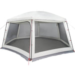 ZNTS Pool Tent with Removable Fly & Mesh Walls Grey 618x532 cm 4100630