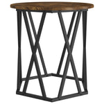 ZNTS Side Tables 2 pcs Smoked Oak Engineered Wood 868263