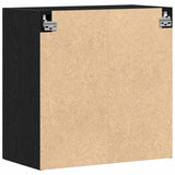 Wall Cabinet 60 x 31.5 x 60 cm Engineered Wood Black Oak 862949
