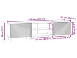 TV Cabinet Old Wood 150 x 31 x 50 cm Engineered Wood 894923