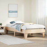 Bed Frame without Mattress 90x190 cm Single Solid Wood Pine 855376