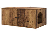 Cat House Old Wood 85 x 55 x 50 cm Engineered Wood 8000732