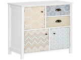 Drawer Table Sideboard Multi-purpose Storage Chest Shabby Chic Entryway Living Room Bedroom T3398P329460