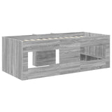 Kids'High Bed Frame 2 pcs Grey Sonoma 90 x 200 cm 3422560