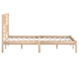 Bed Frame without Mattress 120x190 cm Small Double Solid Wood Pine 3100993