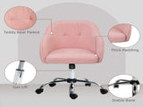 46-56 cm Teddy Fleece Office Chair - Pink T3398P377438