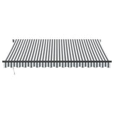 Automatic Retractable Awning with LEDs Anthracite&White 400x350 cm 3215811