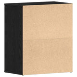Shoe Cabinet Black Oak 60 x 35 x 70 cm Engineered Wood 862682
