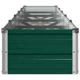 Raised Garden Bed Green 400 x 40 x 24 cm Galvanised Steel 8006353