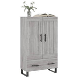 Highboard Grey Sonoma 69.5x31x115 cm Engineered Wood 830354