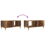 Coffee Table Old Wood 90 x 50 x 40 cm Engineered Wood 894273