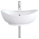 Bathroom Wash Basin Chrome 59 x 35 x 21 cm Metal 890218