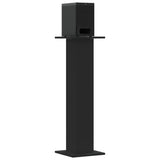 Speaker Stands 2 pcs Black 30x30x95 cm Engineered Wood 852673