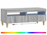 LED TV Cabinet Grey Sonoma Engineered Wood 897221