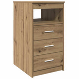 Drawer Cabinet Artisan Oak 40x50x76 cm Engineered Wood 856005