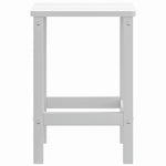 Garden Adirondack Table White 38x38x46 cm HDPE 318641