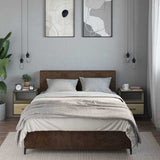 Wall-mounted Bedside Cabinets 2 pcs Sonoma Oak 40x31x39.5 cm 848737