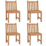 5 Piece Garden Dining Set Solid Wood Teak 3157145