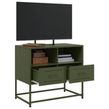 TV Cabinet Olive Green 68x39x60.5 cm Steel 846552
