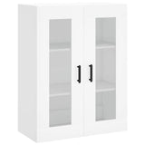Wall Mounted Cabinets 2 pcs White Engineered Wood 3197945