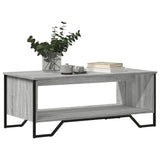 ZNTS Coffee Table Grey Sonoma 100x51x40 cm Engineered Wood 848482