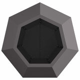 Planter 2 pcs Black 50 x 50 x 40 cm Steel 884053