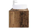 Bathroom Furniture Set 2 pcs Old Wood Engineered Wood 3403990