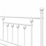 Daybed Frame White 90 x 190 cm Steel 42002672