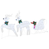 LED Reindeers 3 pcs Cold White Fabric 42012985