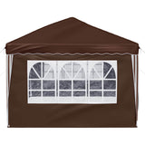 Pop-up Party Tent 575 x 288 x 245 cm Brown 42019808