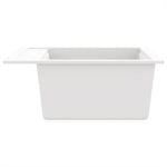 ZNTS Granite Kitchen Sink Single Basin White 144857
