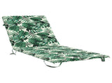 Sunlounger Cushion GEMERT 100% Polyester Leaf Pattern 948581