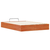 Ottoman Bed Frame with Storage Wax Brown 135 x 190 cm 3418779