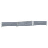 Raised Bed Hexagon Grey 160x160 cm Solid Wood Pine 4010319