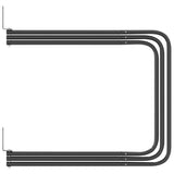 Saddle Pad Rack 3 Arms Black Iron 172459
