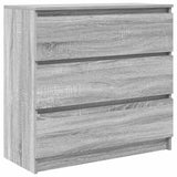 Sideboard Grey Sonoma 80x35x76 cm Engineered Wood 861738