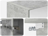 Bathroom Mirror Cabinet Concrete Grey 60 x 14.5 x 70 cm 889058