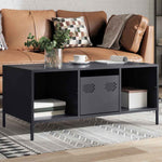 ZNTS Coffee Table Anthracite 101.5x50x43.5 cm Cold-rolled Steel 851276