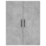 Highboard Concrete Grey 69.5x34x180 cm Engineered Wood 3195759
