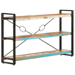 3-Tier Bookcase 140x30x80 cm Solid Reclaimed Wood 320633