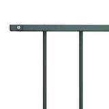 Fence Panel Woerden Powder-coated Steel 1.7x1.17 m Anthracite 145223