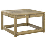 Garden Footstool Natural Pine Treated Pine Wood 63.5 cm Modular 844683