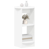 Side Cabinet White Engineered Wood 899834