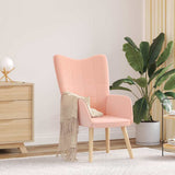 Armchair Pink 62 x 67 x 95.5 cm Sherpa Fabric 42001779