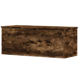 Storage Box Smoked Oak 90x35x35 cm Engineered Wood 840685