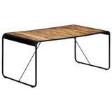 Dining Table 180x90x76 cm Solid Rough Mango Wood 247866
