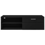 Wooden Cabinet Black 100.5 x 39 x 30 cm Engineered Wood 880242